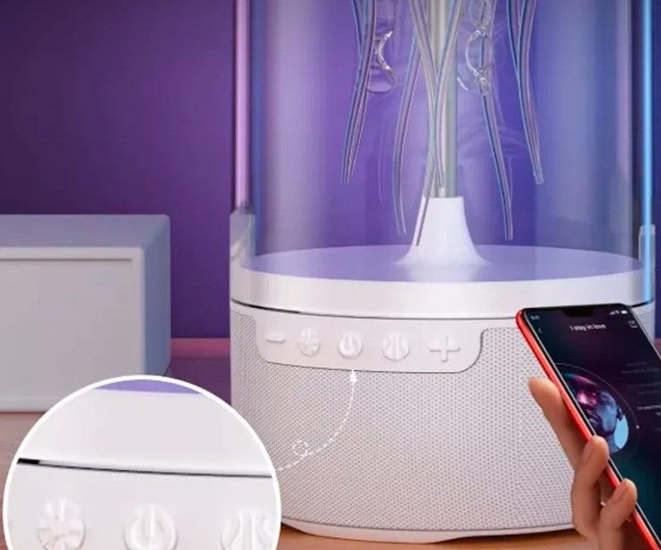 Lampara Medusa Portatil con Altavoz