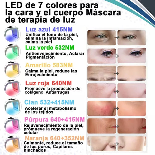 Máscara Facial LED